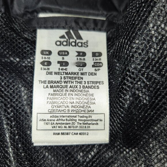 Y2K Adidas Lightweight Hooded Vest Black Size S - Picture 6 of 10